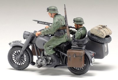 画像3: タミヤ (78) 1/48 (第二次大戦) 1/48 ドイツ軍用サイドカー