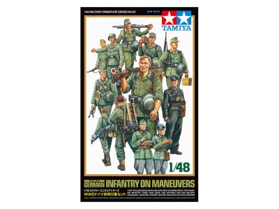 画像1: タミヤ（32530）1/48 WWII ドイツ歩兵行軍セット  