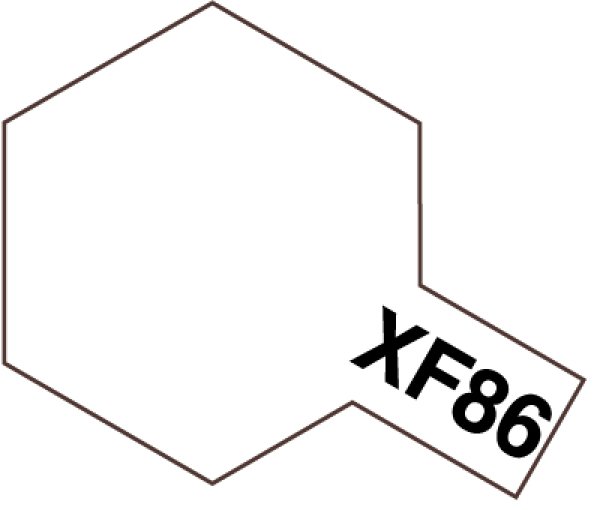画像1: タミヤ（81786）アクリルミニ XF-86 フラットクリヤー   (1)