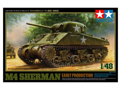 画像1: タミヤ（32505）1/48 アメリカ M4シャーマン戦車（初期型）  