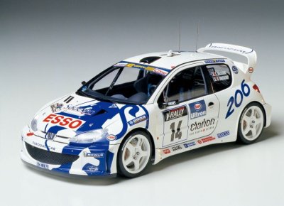 画像2: タミヤ(24221)1/24 プジョー 206 WRC