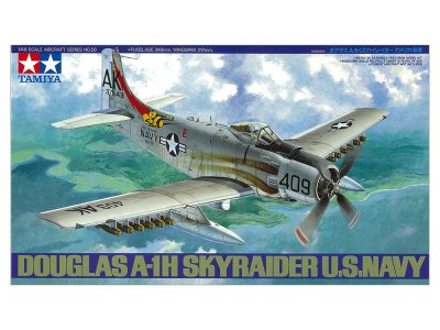 画像1: タミヤ(61058)1/48 ダグラス A-1H スカイレーダー アメリカ海軍