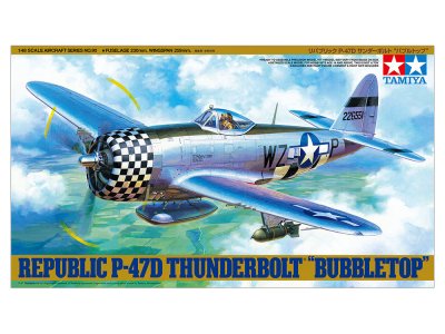 画像1: タミヤ(61090)1/48 リパブリック P-47D サンダーボルト 「バブルトップ」