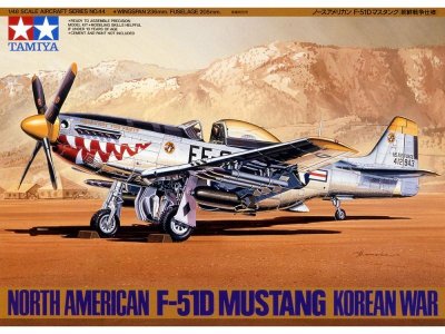 画像1: タミヤ  (61044)  1/48 ノースアメリカン F-51D マスタング （朝鮮戦争仕様）  