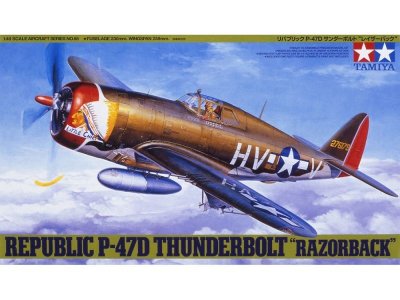 画像1: タミヤ(61086)1/48 リパブリック P-47D サンダーボルト 「レイザーバック」