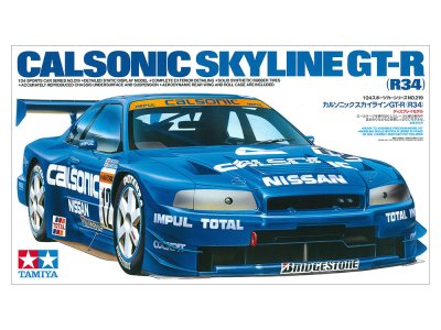 画像1: タミヤ(24219)1/24 カルソニック スカイライン GT-R (R34)