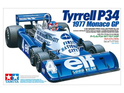 画像1: タミヤ (20053) 1/20 (1977年) タイレル P34 1977 モナコ GP