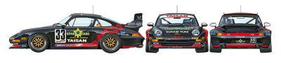画像3: タミヤ(24175)1/24 タイサン スターカード ポルシェ 911 GT2