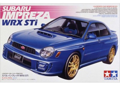 画像1: タミヤ(24231)1/24 スバル インプレッサ WRX STi