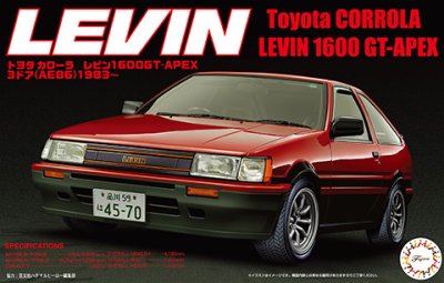 画像2: フジミ (ID9) 1/24 AE86 レビン ’83