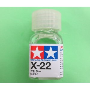 画像: タミヤ（80022）エナメル X-22 クリヤー  