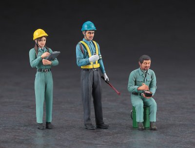 画像2: ハセガワ (WM06) 1/35 建設作業員セットB (休憩3体セット & アクセサリー)