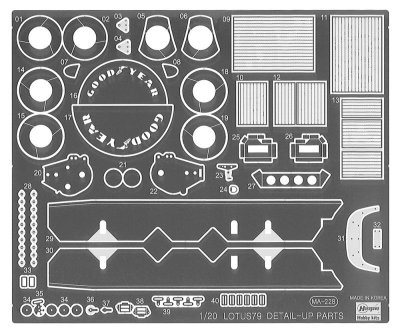画像3: ハセガワ (SP498) 1/20 ロータス 79 “1978 ドイツ GP ディテールアップ バージョン”