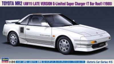 画像1: ハセガワ (HC45) 1/24 (1984年) トヨタ MR2 (AW11) 後期型 G-リミテッド スーパーチャージャー (Tバールーフ)