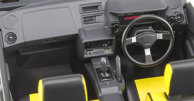 画像3: ハセガワ (HC51) 1/24 (1984年) トヨタ MR2 (AW11) 前期型 G-リミテッド (ムーンルーフ)