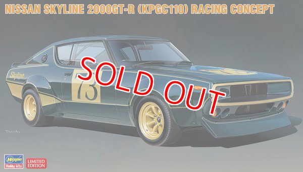 画像1: 再販 ハセガワ (20642) 1/24 (1972年) ニッサン スカイライン 2000GT-R（KPGC110）レーシングコンセプト   (1)