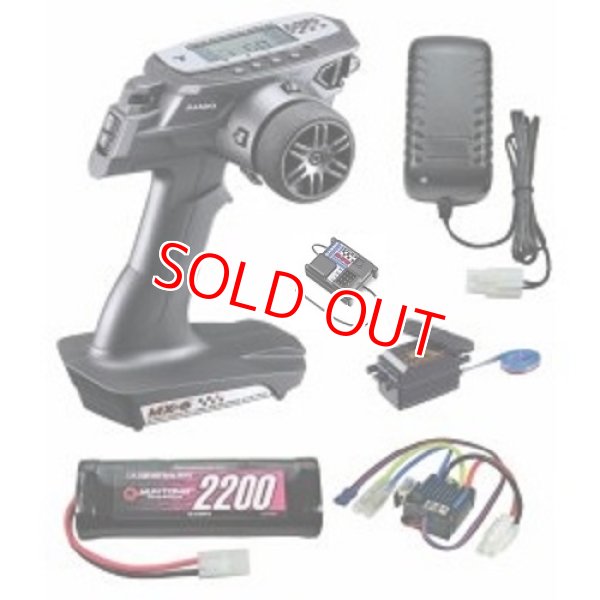 画像1: サンワ (101A27629C) MX-6 電動カー用 (RX-391W PC/BL-SIGMA/HVS-702) EPスタートセット (走行用バッテリー付)  