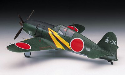 画像2: ハセガワ (A5) 1/72 三菱 J2M3 局地戦闘機 雷電 21型  