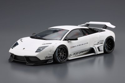 画像1: アオシマ (20) 1/24 LBワークス ランボルギーニ ムルシエラゴ Ver.1 リバティーウォーク