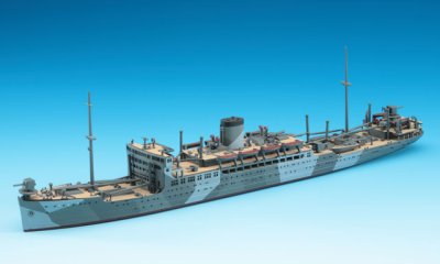 画像2: ハセガワ (522) 1:700 特設潜水母艦 平安丸