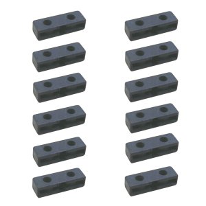 画像: フタバ  (310287)  S9350/S9451/S9370/S9470用サーボ用 ゴムブッシュ 角（12ヶ入）【ネコポス便対応】  