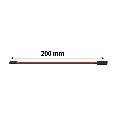 画像1: フタバ (311482) 200mm 電源用延長ケーブル【ネコポス便発送】