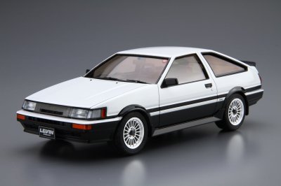 画像1: アオシマ (17) 1/24 トヨタ AE86 カローラレビンGT-APEX '85