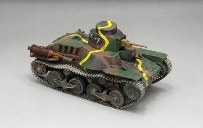 画像2: ファインモールド FM48 1/35 九五式軽戦車［ハ号］“ノモンハン”  