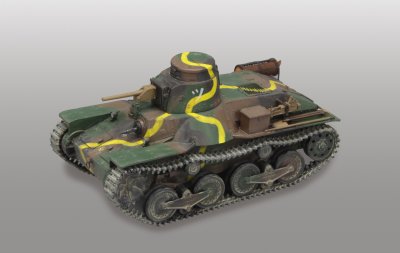 画像1: ファインモールド FM48 1/35 九五式軽戦車［ハ号］“ノモンハン”  