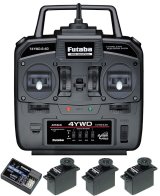 画像: フタバ (037177)  T4YWD+R214GFE受信機+Ｕ300サーボx3付セット  