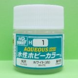 画像: GSIクレオス (H1) 水性ホビーカラー ホワイト (白) 光沢  