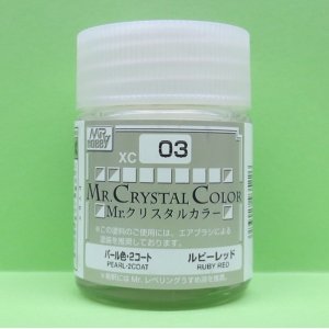 画像: GSIクレオス  (XC03)  Mr.クリスタルカラー（パール塗料）（ルビーレッド）  