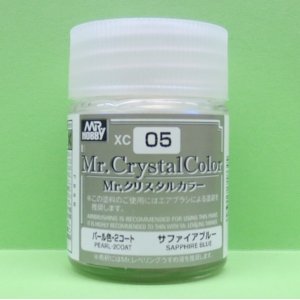 画像: GSIクレオス  (XC05)  Mr.クリスタルカラー（パール塗料）（サファイアブルー）  