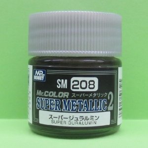 画像: GSIクレオス  (SM208)  Mr.カラー スーパーメタリック2  (スーパージュラルミン)   