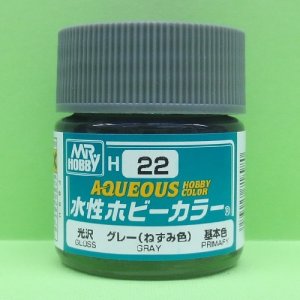 画像: GSIクレオス (H22) 水性ホビーカラー (グレー) 光沢  