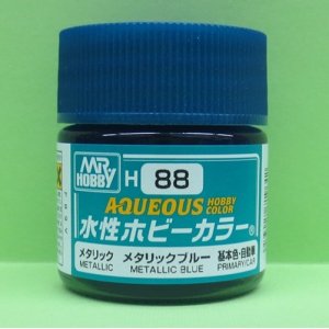 画像: GSIクレオス  (H88)  水性ホビーカラー (メタリックブルー) 光沢  