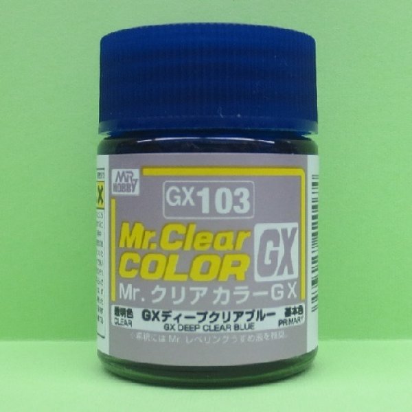 画像1: GSIクレオス  (GX103)  GXディープクリヤーブルー (透明色)   (1)