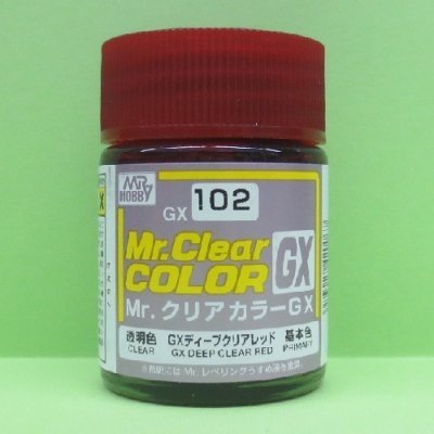 画像1: GSIクレオス (GX102) GXディープクリアレッド (透明色)