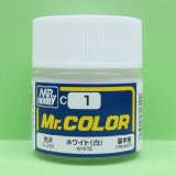 画像: GSIクレオス  (C1)  Mr.カラー  (ホワイト)  光沢  