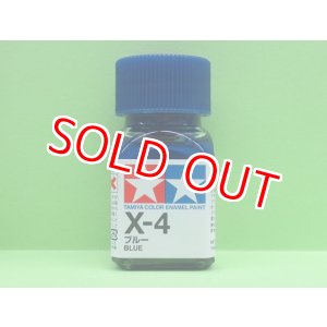 画像: タミヤ  (80004)  エナメル X-4 ブルー  