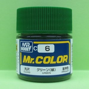 画像: GSIクレオス (C6) Mr.カラー (グリーン) 光沢   