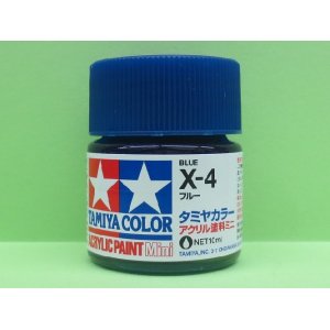 画像: タミヤ（81504）アクリルミニ X-4 ブルー  