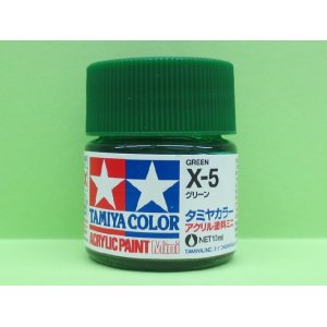 画像: タミヤ（81505）アクリルミニ X-5 グリーン  