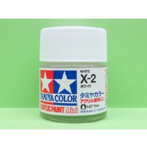 画像: タミヤ（81502）アクリルミニ X-2 ホワイト  