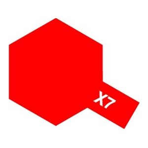 画像: タミヤ（81507）アクリルミニ X-7 レッド  