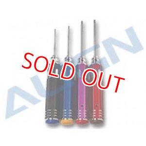 画像: ALIGN (HZ024) 六角 ドライバーセット (4本セット) (必需品) 【ネコポス便対応】