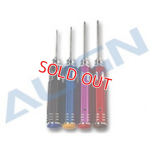 画像1: ALIGN  (HZ024)  六角 ドライバーセット (４本セット) (必需品) 【ネコポス便対応】  