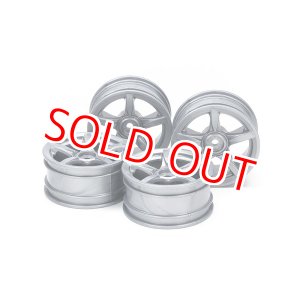 画像: タミヤ（51071）SP.1071 5本アーチスポークホイール (銀) 4本 (26mm/+2)【ネコポス便対応】  