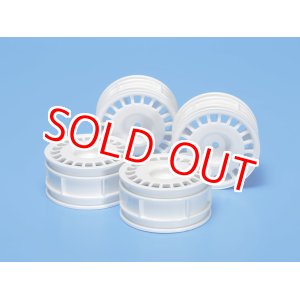 画像: タミヤ（51021）SP.1021 ラリーディッシュホイール（白）4本（26mm/+2）【ネコポス便対応】  