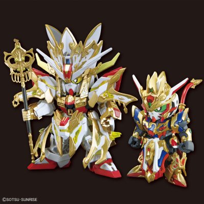 画像1: バンダイ (SDW33) HEROES ヒーロー再臨! 復活の悟空インパルスガンダム & 三蔵ストライクフリーダムガンダム セット  